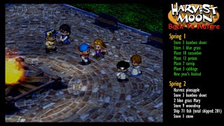 Download lagu #40 Master Walkthrough Year 2 Spring 1-3 [Harvest Moon: Back to Nature] [LONGPLAY] mp3