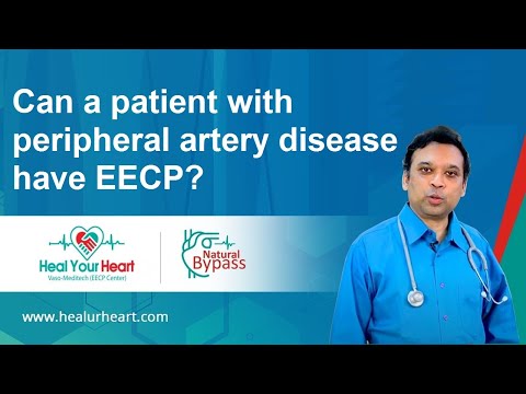 Can a patient with peripheral artery disease have EECP?