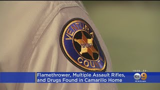 Flamethrower, Rifles, And Drugs Found In Camarillo Home