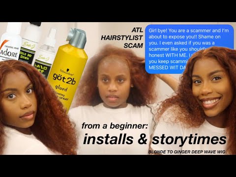 dye, install, and *almost* get scammed with me | hairstylist scams + ginger dyes