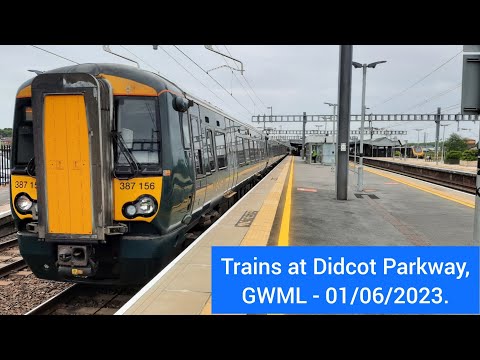 Trains at Didcot Parkway, GWML. 01/06/2023.