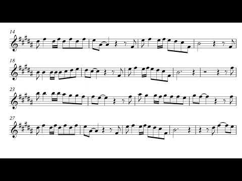 AMOR ETERNO - JUAN GABRIEL. PARTITURA TROMPETA 🎺.