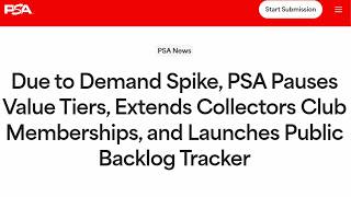 BREAKING: PSA Shuts Down Value Tiers. Don’t Panic, But...
