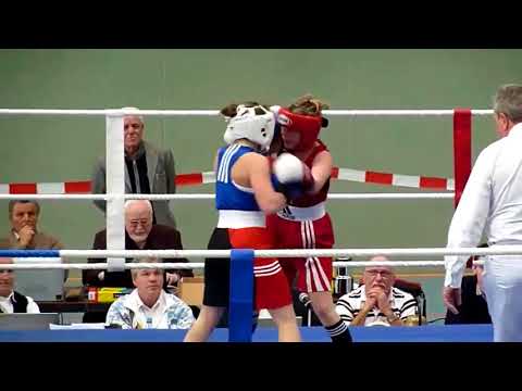 Frauen Boxen * Oksana Maier (ÖSG Vik. Dortmund) vs. Elvira Müller (BC Vogelheim) * 3. R.