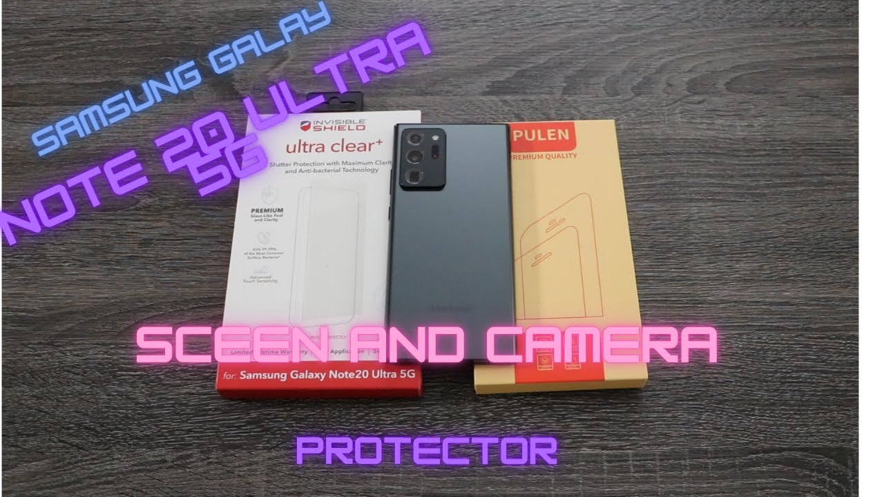 Samsung Galaxy Note 20 Ultra Screen Protector & Camera Protector
