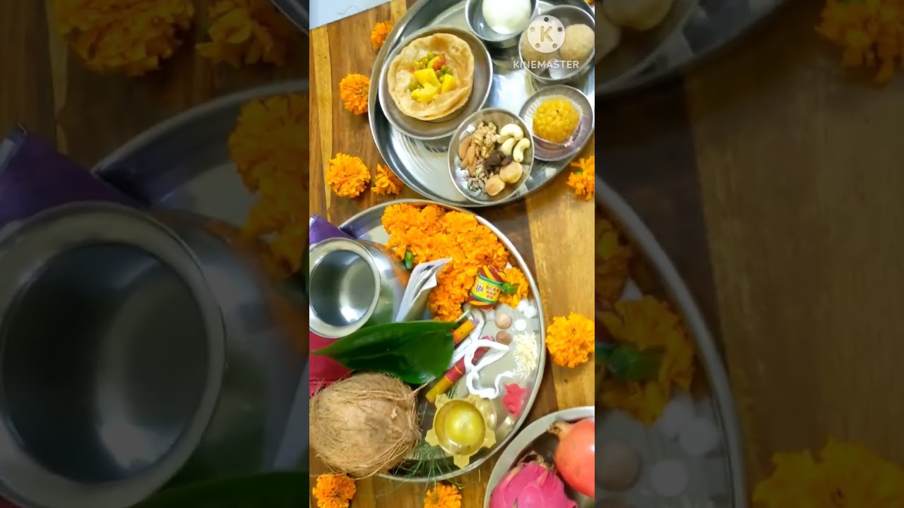 Ganesh ji Bhog Thali ❤️😍 #Shorts #trendingshorts #ganeshchaturthi #ganeshbhog