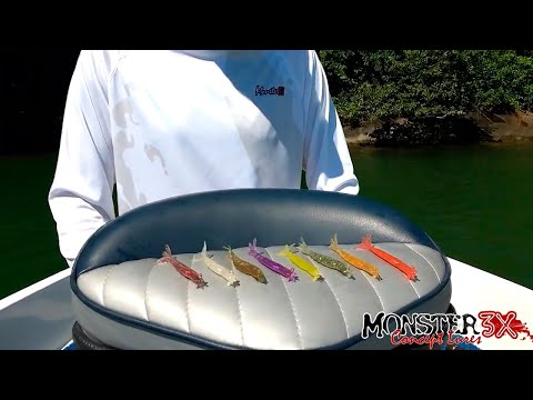 Vídeo Camarão Soft Monster 3X X-Solid 8cm - 5UN