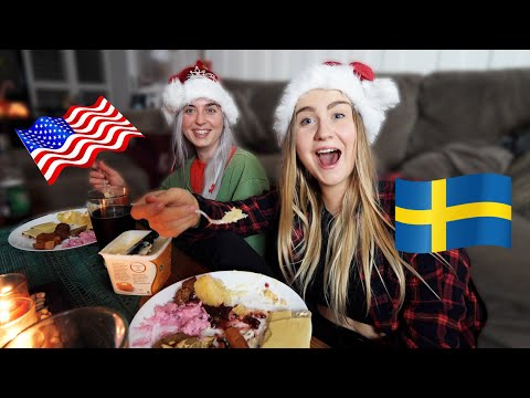 My AMERICAN FRIENDS try SWEDISH CHRISTMAS in LOS ANGELES