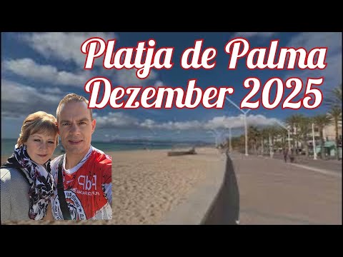 A walk on Playa de Palma #Mallorca in December