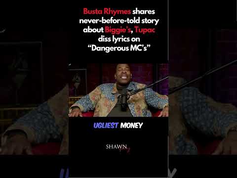 Busta Rhymes shares story about Biggie’s, Tupac diss lyrics on“Dangerous MC’s” #shorts #hiphop
