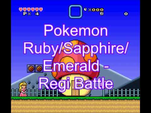 SMW Custom Music - Track -771 (Pokémon Ruby/Sapphire/Emerald - Regi Battle)