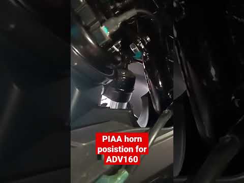 PIAA horn posistion for ADV160
