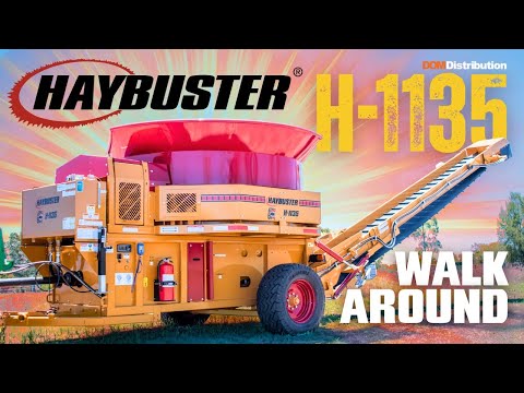 Haybuster H1135 Walkaround: Tub Grinder With A BIG Bite!