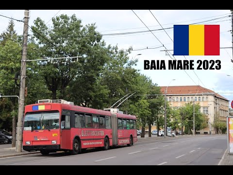 Trólebus Baia Mare / Troleibuze / Ônibus / Autobusy / Autobuze 2023 [4k]