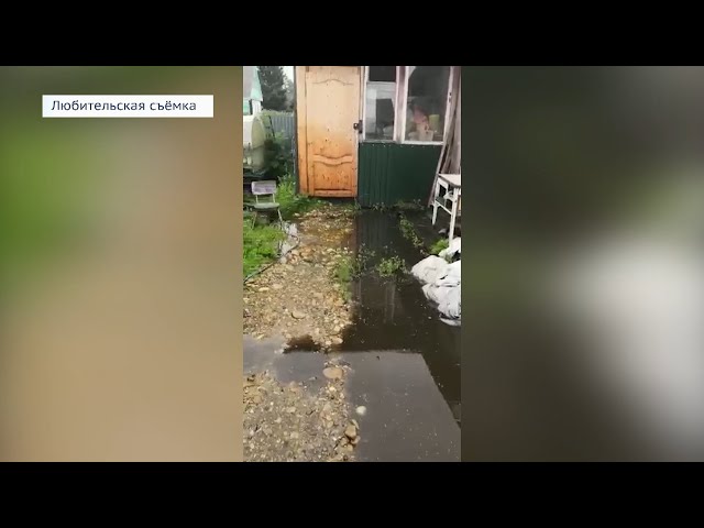 Садоводство «Радуга» затопили грунтовые воды