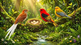 Download lagu Relaxing Bird Sounds That Instantly Calm Your Mind 🍃 Soft Piano & Nature Sounds mp3