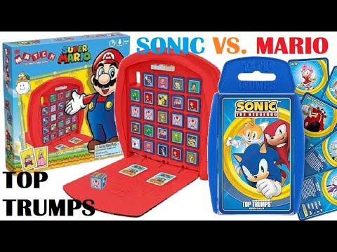 Sonic The Hedgehog & Super Mario Top Trumps - Review & Overview