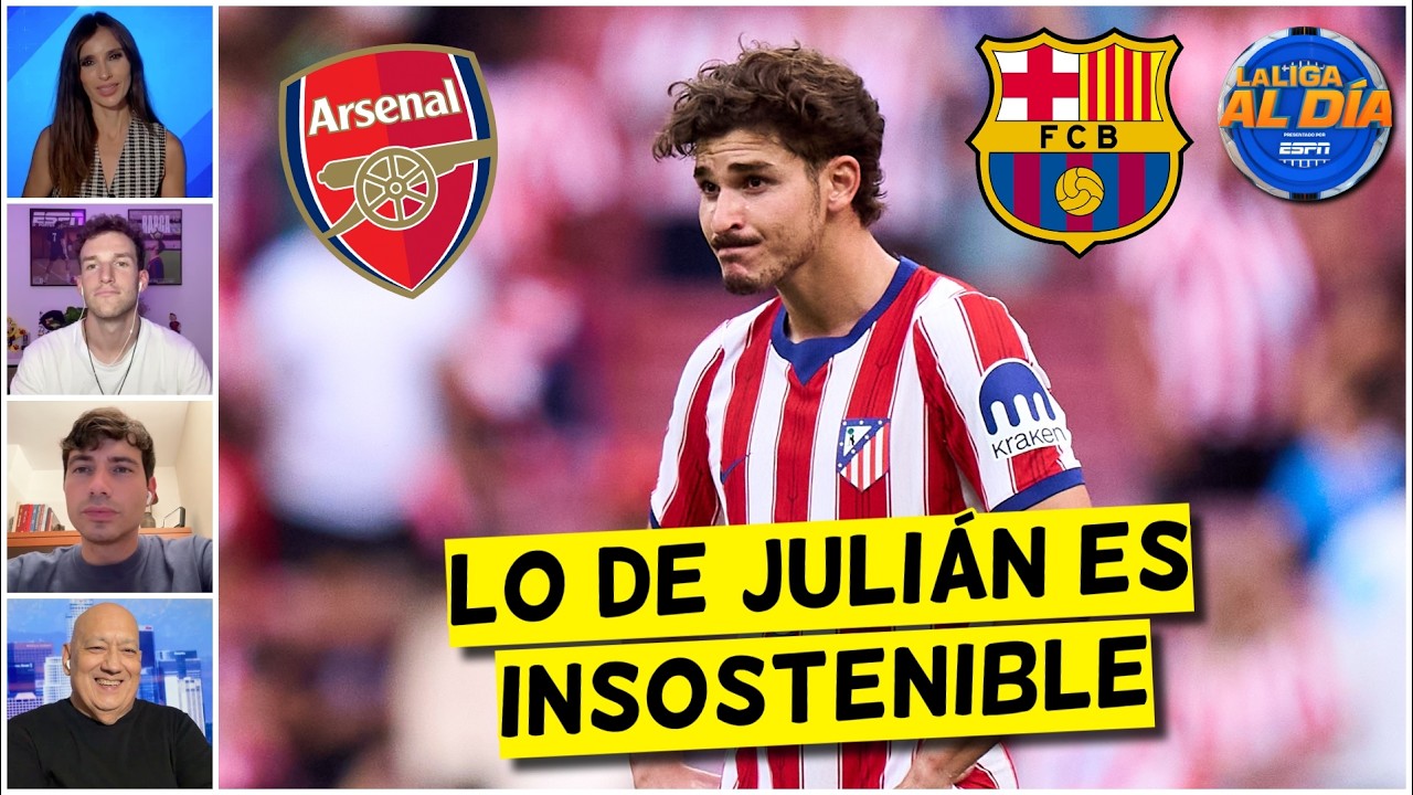 LA NOVELA de JULIÁN ÁLVAREZ va a TERMINAR con ÉL FUERA del ATLÉTICO DE MADRID | La Liga Al Día