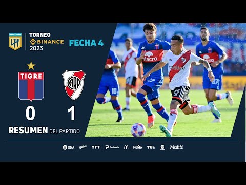 #TorneoBinance 2023 | Fecha 4 | resumen de Tigre - River