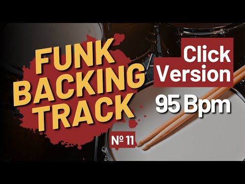 Drumless Funk Fusion Backing Track Nº 11 5/4 | 95 BPM Click Version | No Drums Jam Track