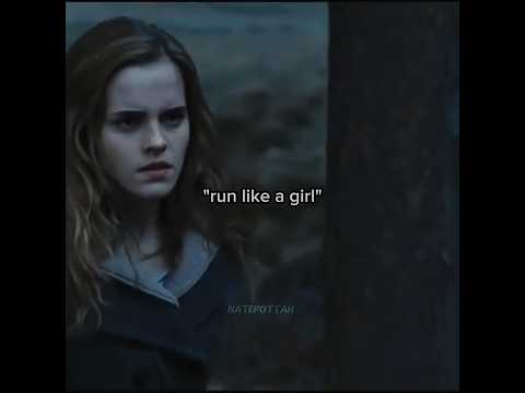 I never realized that Hermione might have run not out of fear of death |#harrypotter #edit #hermione