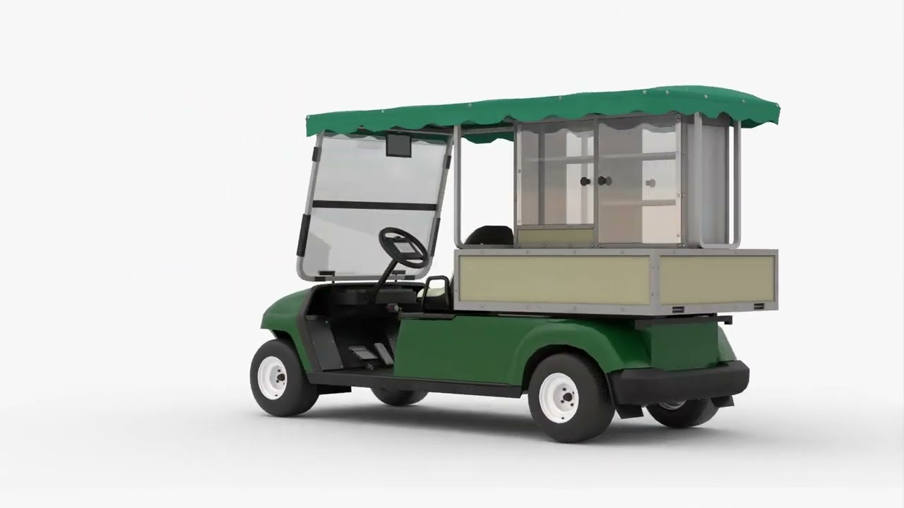 Golf Cart G16 3D Model