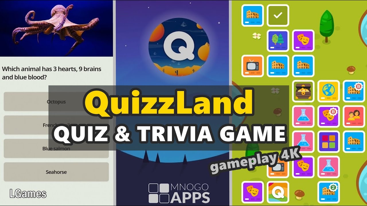 QuizzLand - Quiz & Trivia game (gameplay)