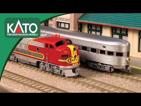 RETURN OF THE SANTA FE SUPER CHIEF! + A look at the NW2 & SD80MAC! (KATO Monthly Announcement)