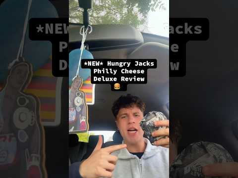 *NEW* Hungry Jacks Philly Cheese Range Review 🍔 #food #hungryjacks #phillycheesesteak #foodreview