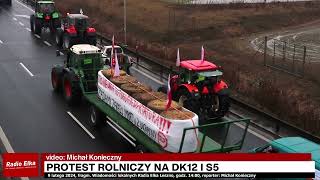 Wideo1: Rolniczy protest koo Leszna - Wiadomoci lokalne Radia Elka