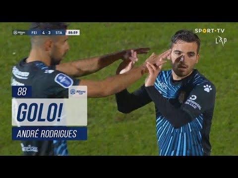 Goal | Golo André Rodrigues: CD Feirense (4)-3 Santa Clara (Taça da Liga 22/23 - Fase 1 - Jornada 4)