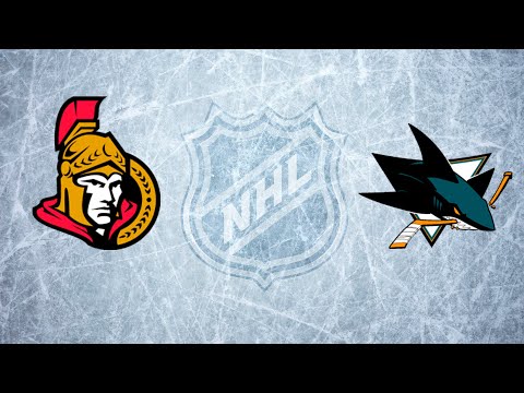 NHL San Jose Sharks vs Ottawa Senators / Oct.21, 2021/Goals only