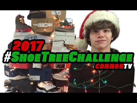 SHOE TREE CHALLENGE 2017 - SNEAKER GIVEAWAY ConnorTV Video