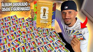 Comprei o ÁLBUM DOURADO da Copa e MUITAS FIGURINHAS! Dei SORTE de novo! 😎