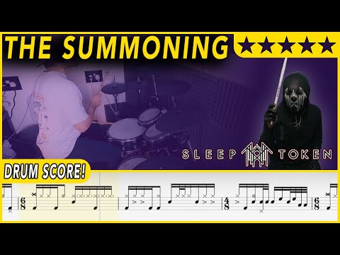 The Summoning - Sleep Token | DRUM SCORE Sheet Music | #343 DRUMSCRIBE