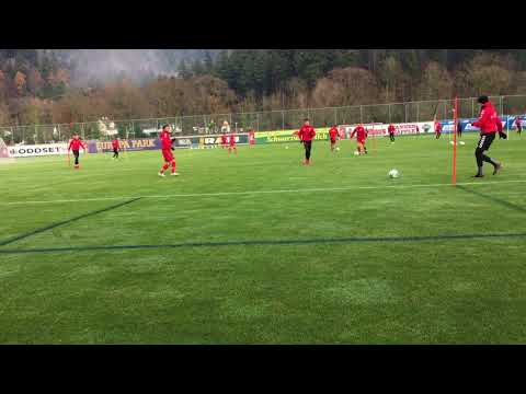 Freiburger Passquadrat mit 6 Spielern und 2 Bällen