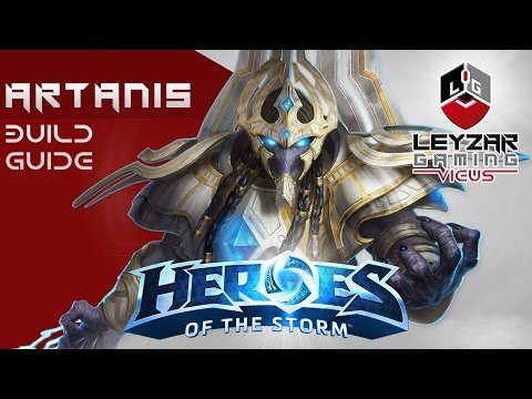 Heroes of the Storm (Gameplay) - Artanis Build Guide Tank (HotS Artanis Gameplay Quick Match)