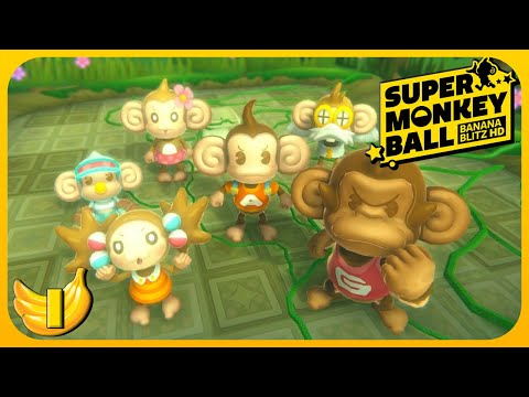 Super Monkey Ball Banana Blitz HD Walkthrough (Switch, PS4, XONE, PC) (No Commentary) Part 1