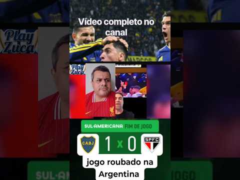 futebol na sul-americana quem manda é a arbitragem.