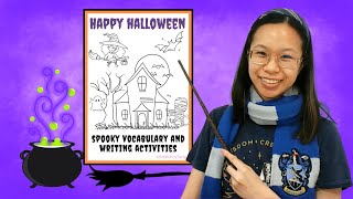 FUN Halloween Vocabulary and Writing Activities | FREE PDF