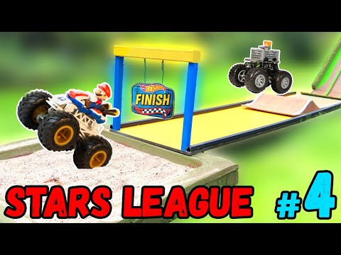 Tournament #4: STARS LEAGUE Team Championship 25/26 Hot Wheels MONSTER TRUCK Racing Sand Ramp Track
