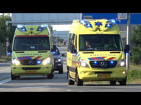 [26.06.2019] A1, [Solo-] Ambulances met spoed in Zwolle
