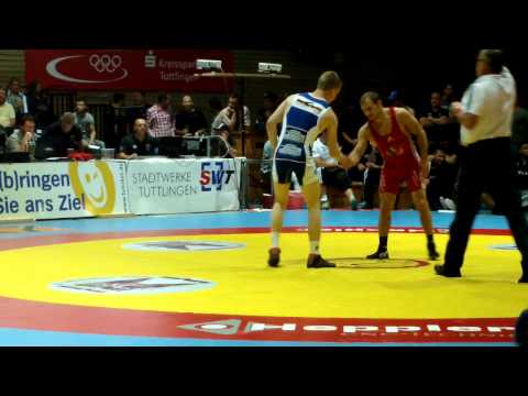 55kg Freistil / Ghenadie Tulbea - Kevin Grasmann 4:0 TÜPS / 7:0 6:0 6:0