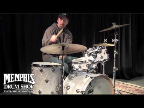 DW Classics Series Drum Set - Classic White Marine