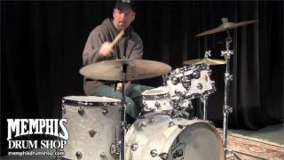 DW Classics Series Drum Set - Classic White Marine