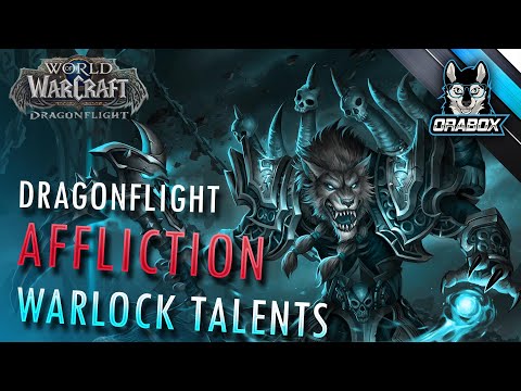 Dragonflight Affliction Warlock talent tree