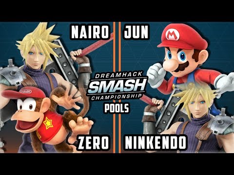 DHATL 17 Smash 4 - Nairo & Zero Vs. Ninkendo & Jun Doubles Pools WS - Smash Wii U