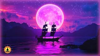 1 Hour Ambient Sleep Music & Ocean White Noise | Fade to Dark Screen
