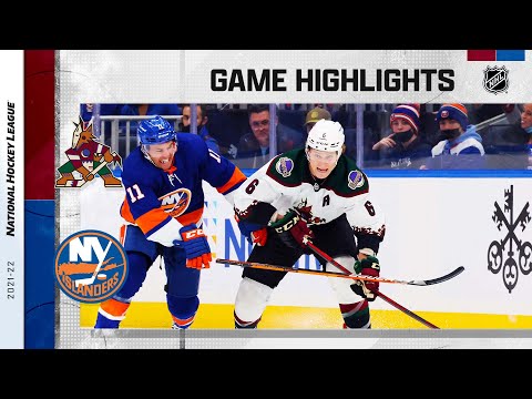 Coyotes @ Islanders 1/21/22 | NHL Highlights