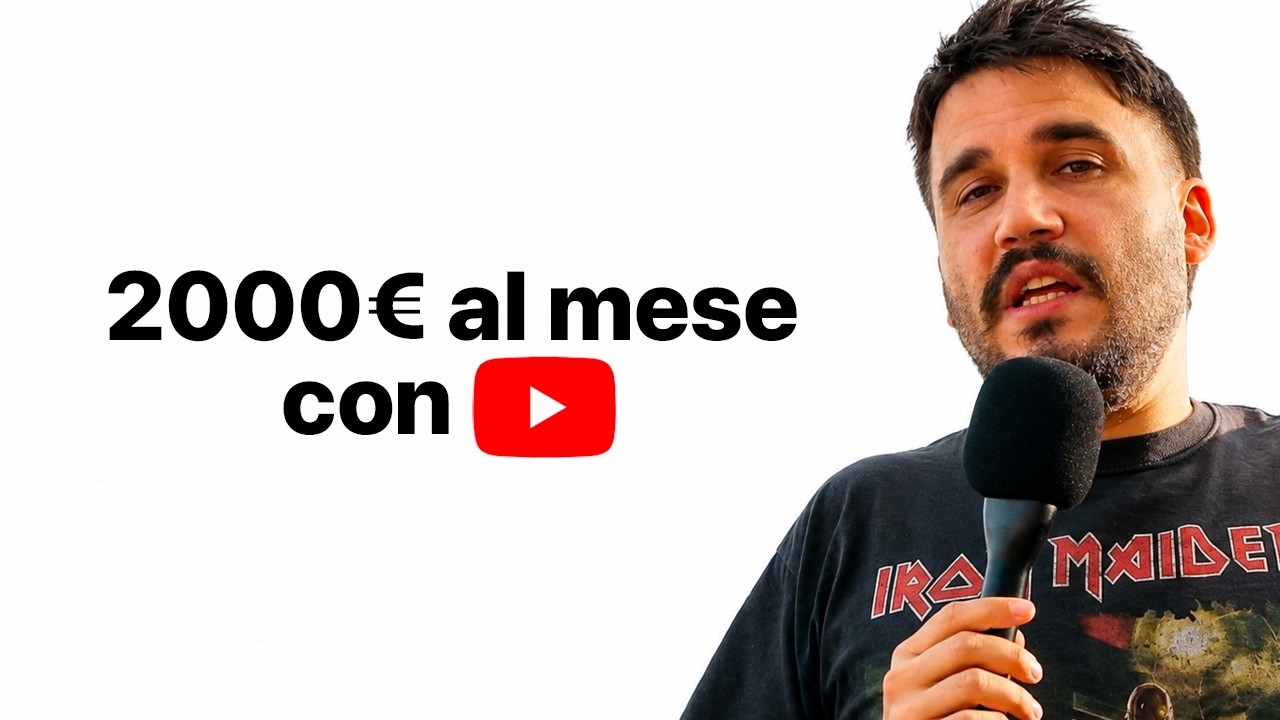 6 modi per guadagnare 2000€ al mese con YouTube (anche senza avere tanti iscritti)